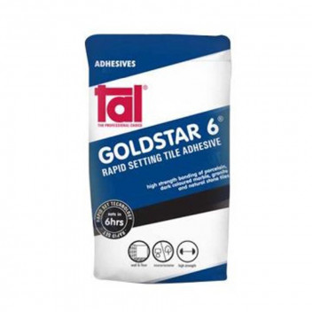 GOLDSTAR 6 HOUR RAPID SETTING TILE ADHESIVE 20KG