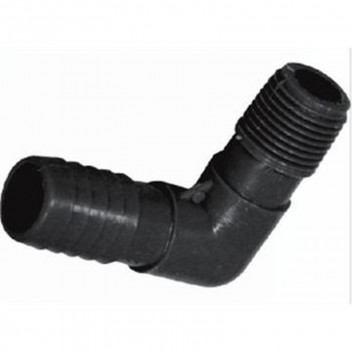 INSERT MALE ELBOW BLACK 20MM