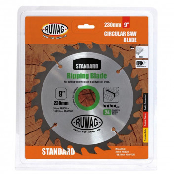 RUWAG STANDARD CIRCULAR SAW BLADE 230MM Z24