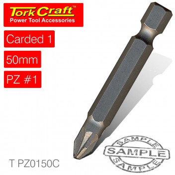 POZI.1 X 50MM POWER BIT 1/CARD