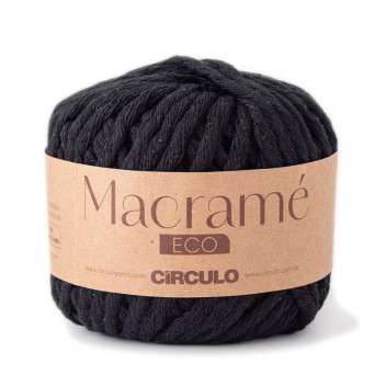 MACRAME ECO   C456640-8990     BLACK 250GR