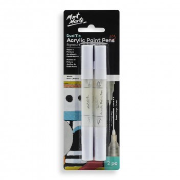 CRAFT DUAL TIP WHITE PAINT PEN
