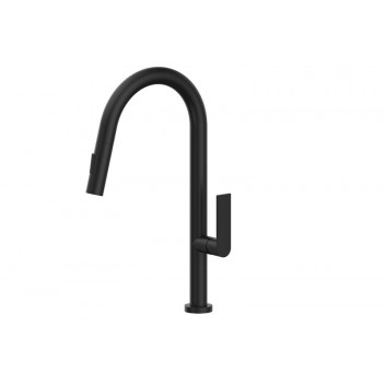 MIXER SINK PULL OUT SILK BLACK BLUTIDE