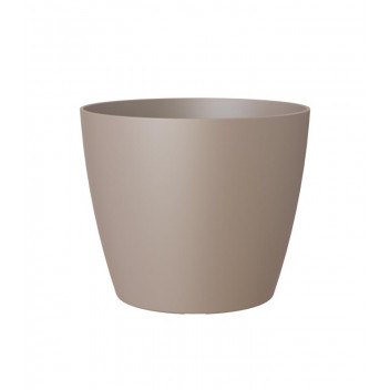 ARTEVASI SAN REMO MATTE TAUPE PLASTIC POT 25CM
