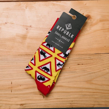 REPUBKL ROAN SIGN LEISURE SOCKS