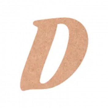FLAMENCO D WOODEN ALPHABET 10CM