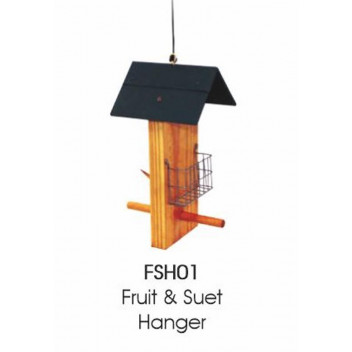 FEEDER BIRD FRUIT AND SUET HANGER  HOUSE