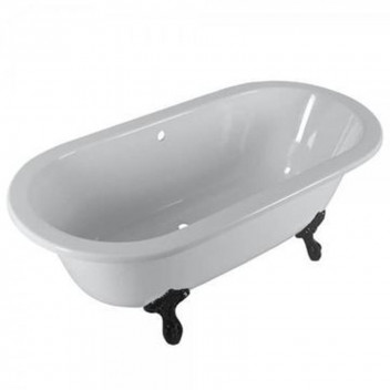 CLIFTON BLACK FEET FREESTAND BATH.