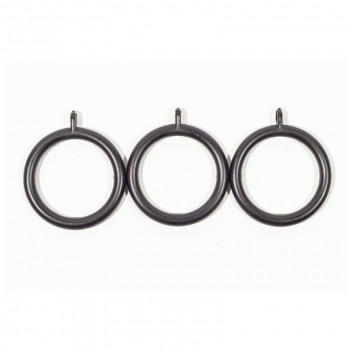 COFFEE BEAN CURTAIN RING   34MM 9 PER PACK
