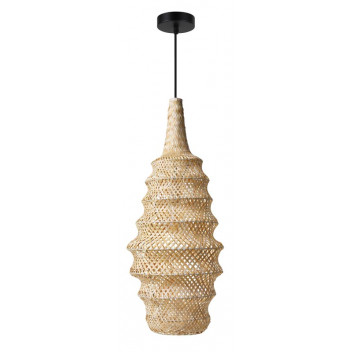 K LIGHT NATURAL BAMBOO E27 PENDANT LIGHT 31CM