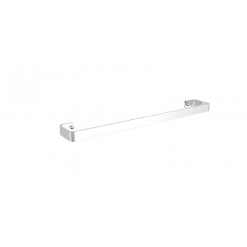 RAIL TOWEL SINGLE ONYX SILVER 600MM