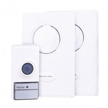 SECURITYMATE WIRELESS DOOR CHIME WITH 2 X RECEIVERS