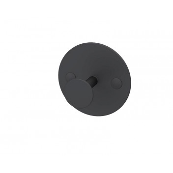 NERO BLACK ROUND COAT HOOK