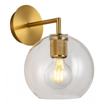 K LIGHT WALL LIGHT E27 TREND GLASS BALL GOLD