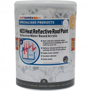 PAINT ROOF COOLROOF (LIGHT GREY) HEAT REFLECTIVE 5L NEO
