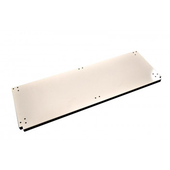 WHITE STEEL SHELF 914X380X28MM