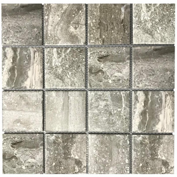 GLOBAL STONE MOSAIC PORCELAIN INKJET ABBA GREY 73X73MM