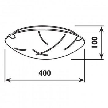 RADIANT CELING LIGHT 3XE27 400MM