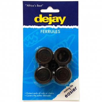 DEJAY ROUND RUBBER FERRULE   18.5MM 4PP