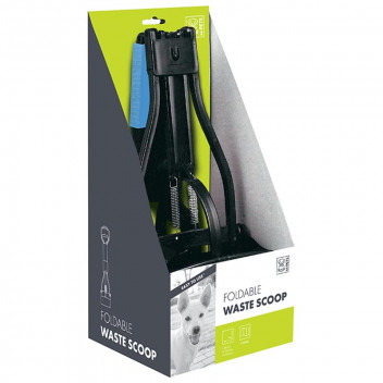 VALEMOUNT BLACK AND BLUE FOLDABLE WASTE PET SCOOP 66X15.5X13.5CM