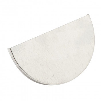 GALVANIZED HALF ROUND GUTTER STOPEND 0.5X150MM