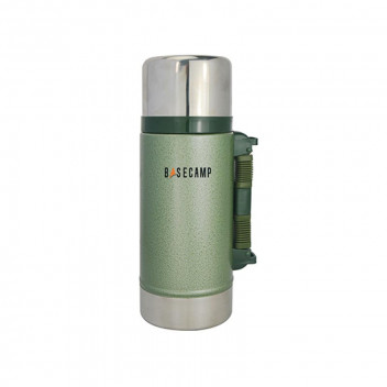 BASE CAMP WIDE MOUTH STAINLESS STEEL VACUUM FLASK 750ML