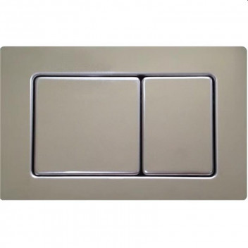 RIIFO FLUSH PLATE SQUARE BRUSHED CHROME