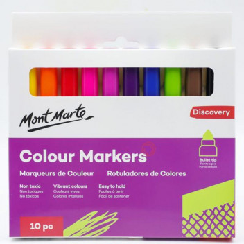 MARKER COLOUR  MMPM0060 WATER BASED 10PIECE