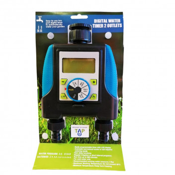 AGRITURF TWO OUTLET AUTOMATIC DIGITAL IRRIGATION TIMER