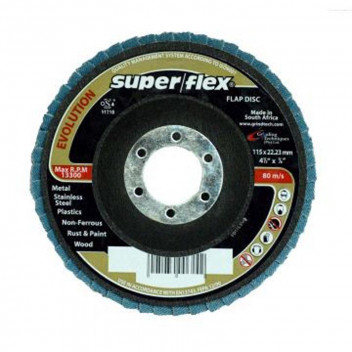 SUPERFLEX DIY FLAP DISC 115X22.23 80GRIT