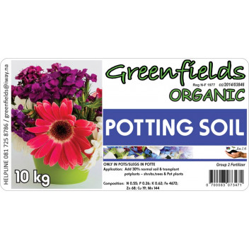 GREENFIELDS POTTING SOIL 10KG