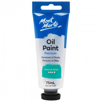 OIL CRAFT PAINT EMERALD GREEN 75ML TUBE