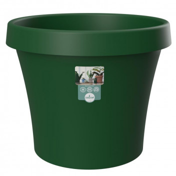 SEBOR DARK GREEN PLASTIC POT 30CM