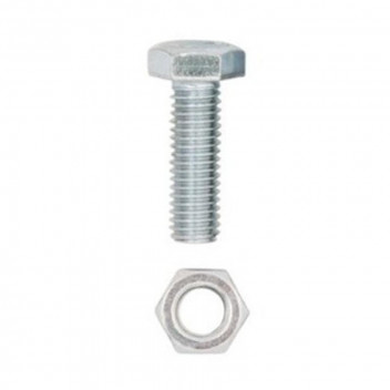HEXAGON BOLT AND NUT 8X40MM 50PER PACK