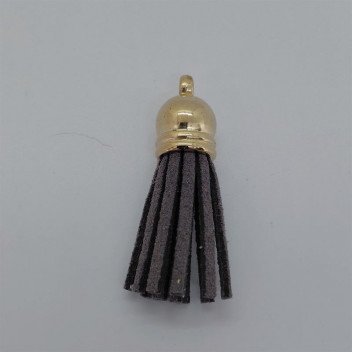 CRAFT DARK GREY TASSEL WITH GOLD CAP