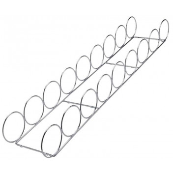 FIT WINE RACK 9RING CHROME