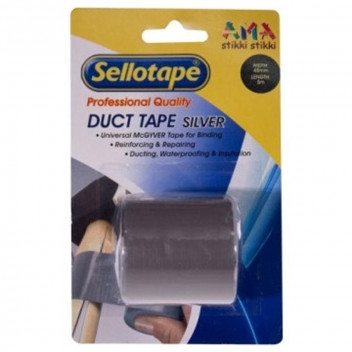 SELLOTAPE DUCT TAPE SILVER 48MMX5M