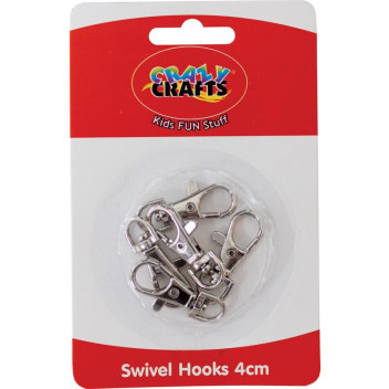 SWIVEL HOOK CRAFT 4CM 5PIECE