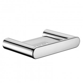 BIJIOU MONACO CHROME TOILET SOAP DISH