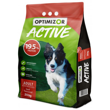 OPTIMIZOR DOG FOOD ACTIVE ADULT 20KG