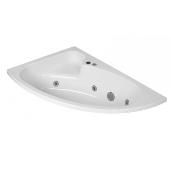 BATH SPA SALINA 15CSAL01WE   WHITE 6 JETS  LEFT HAND 1500X960