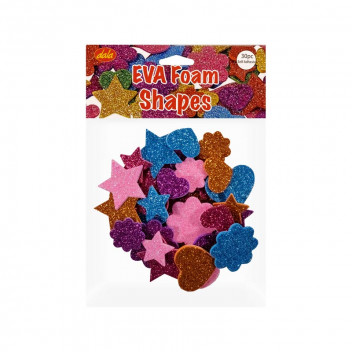 SELF ADHESIVE GLITTER STICKER SHAPES
