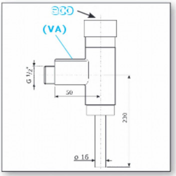 BENKISER VIVA URINAL FLUSH VALVE
