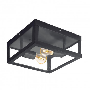 EUROLUX CEILING LIGHT ALAMONTE 1 BLACK