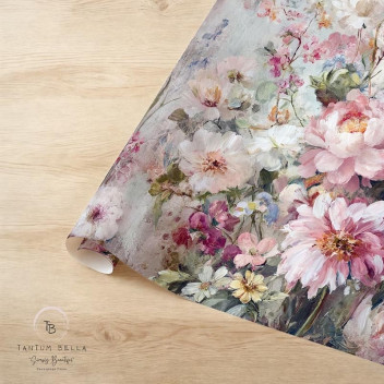 WRAPPING PAPER SOFT PETALS 500X750MM