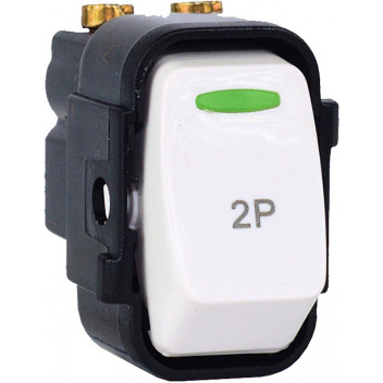 CBI WHITE 2POLE SWITCH