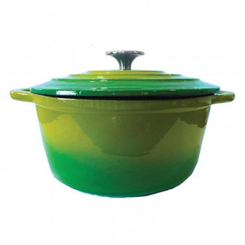 LKS GREEN ROUND CASSEROLE 3.5L