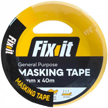 TAPE MASKING FIXIT GENERAL PURPOSE 18MM X 40M