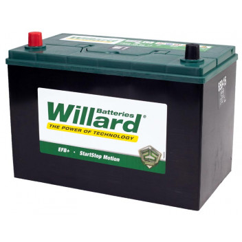 WILLARD SMF BATTERY - STANDARD - POSITIVE RIGHT