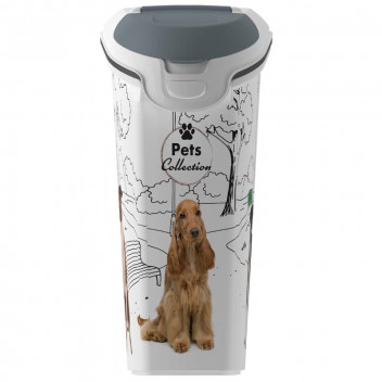 DOG DESIGN FOOD CONTAINER 10KG
